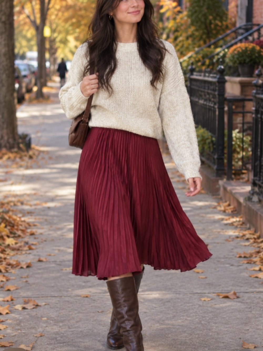 Eileen Fisher Cream Ribbed Cozy Wool Blend Cashmere Angora Sweater - Picture 5 of 7